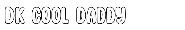 DK Cool Daddy font preview